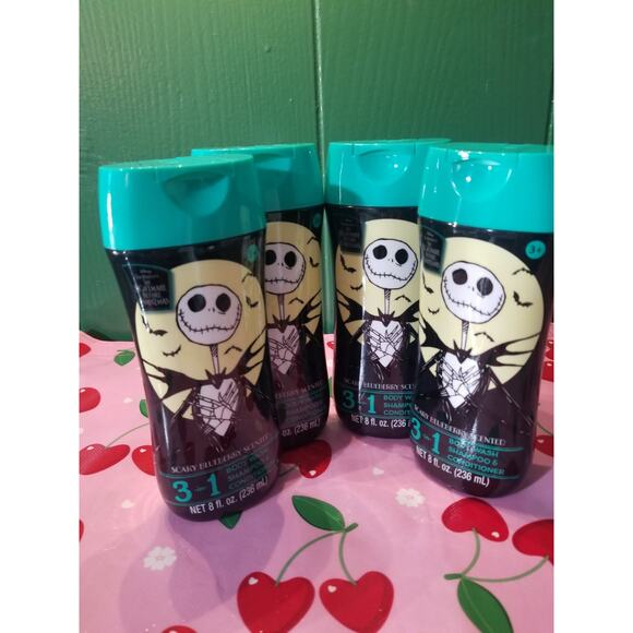 Disney Tim Burtons The Nightmare Before Christmas Scary Blueberry Scented 3 in 1 - Picture 1 of 3